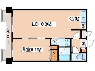 グランカーサ南９条の物件間取画像